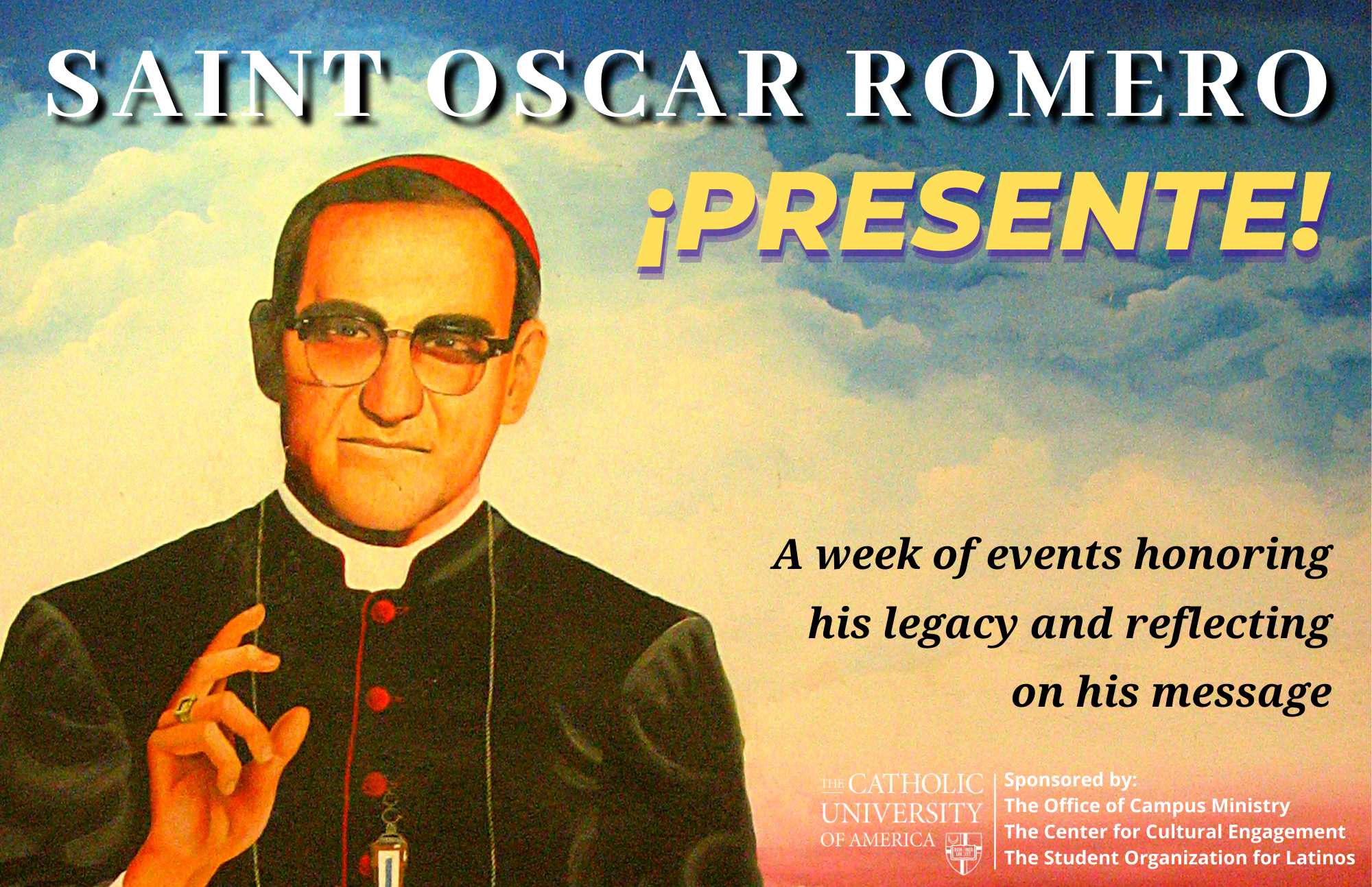 Saint Oscar Romero. Presente!