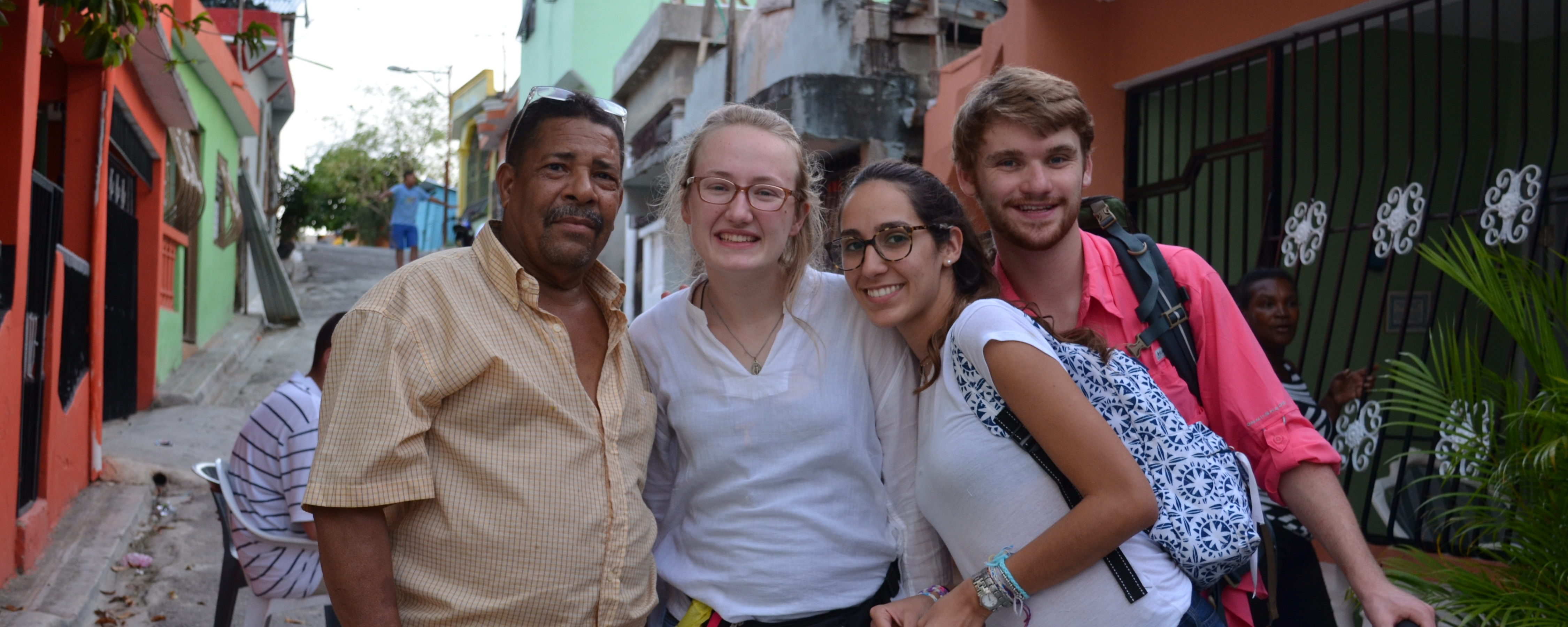 student on mission trip