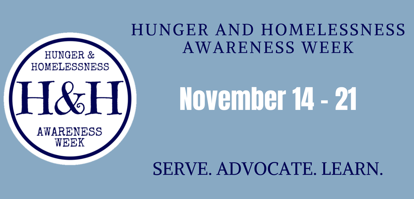 Hunger and Homelessness Awareness Week Logo