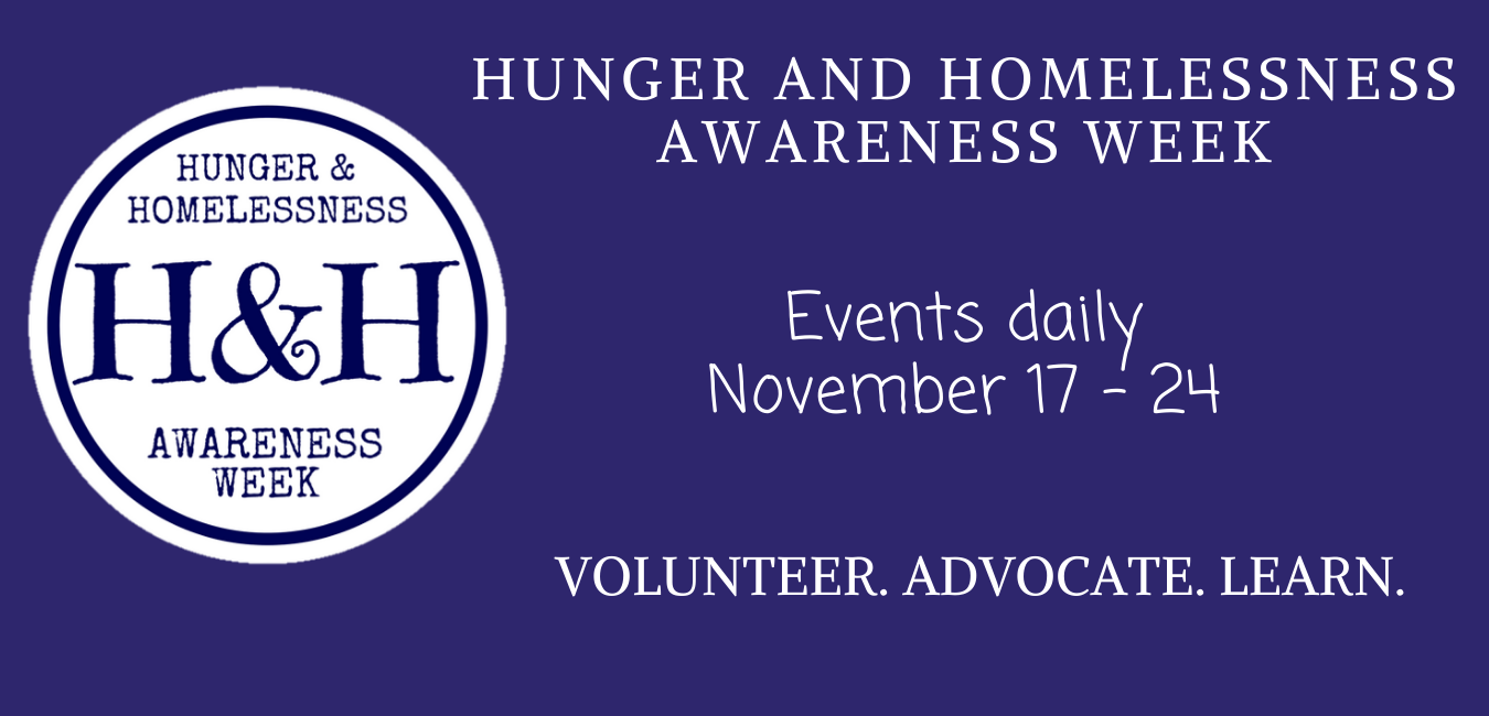 Hunger and Homelessness Awareness Week Logo