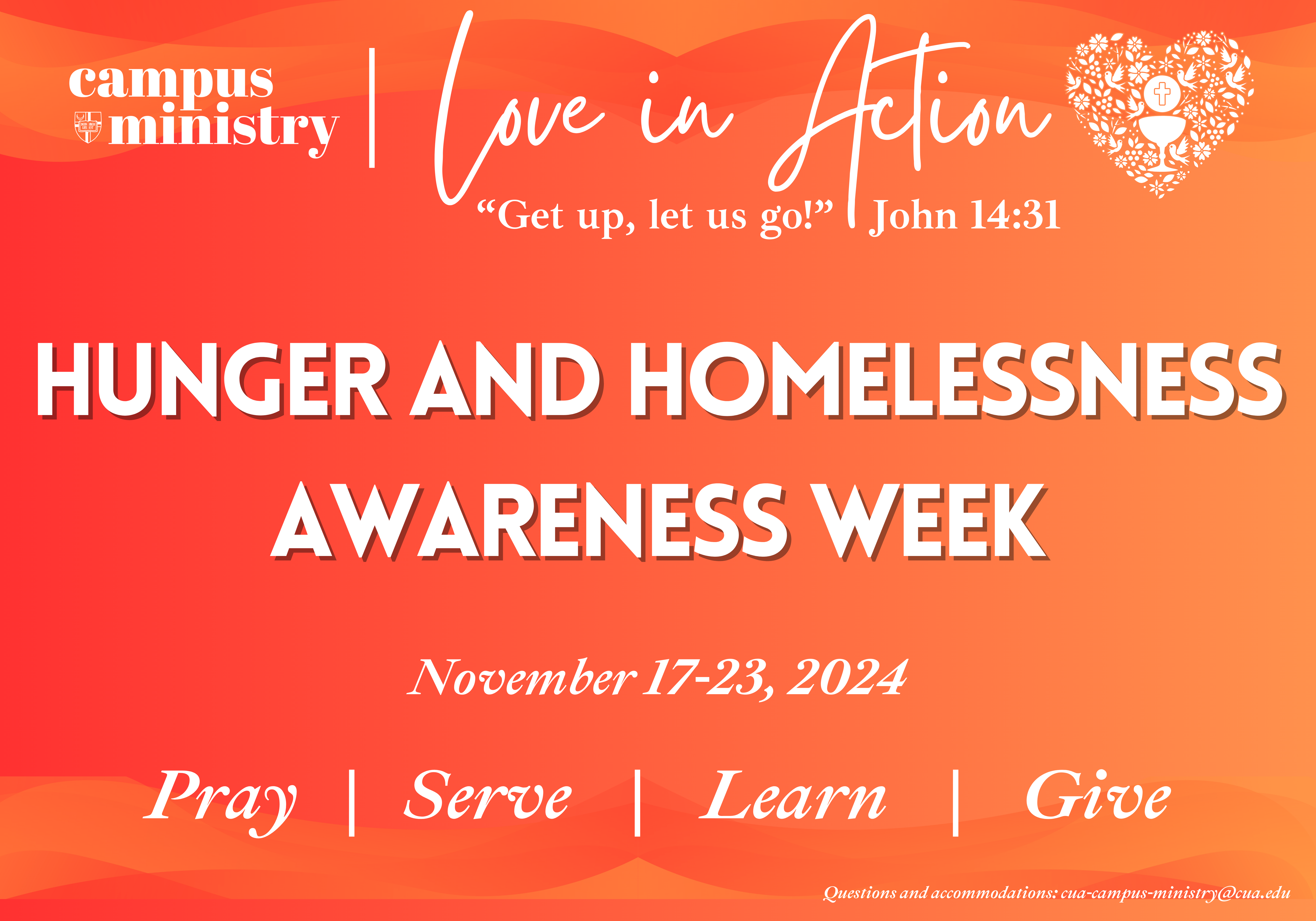 Hunger and Homelessness Awareness Week Logo